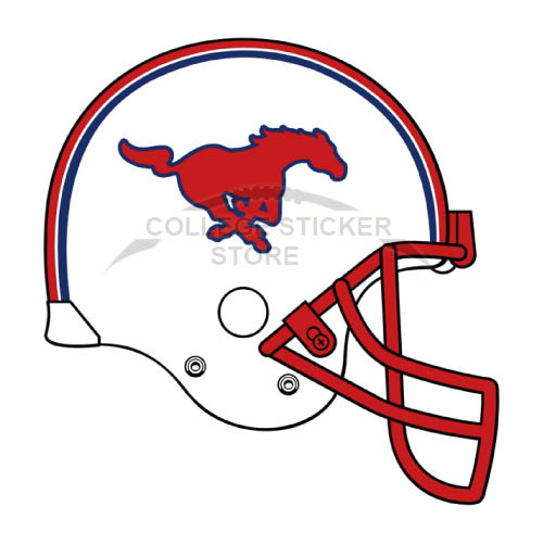 Homemade Southern Methodist Mustangs Iron-on Transfers (Wall Stickers)NO.6303